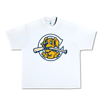 White the charleston riverdogs Urban Heavy Tee - lanVoArt