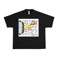 Black i'm a bus driver school bus Urban Heavy Tee - TumblerDesignByShophia