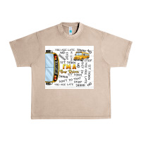 French Oak i'm a bus driver school bus Urban Heavy Tee - TumblerDesignByShophia