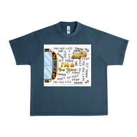 Midnight Navy i'm a bus driver school bus Urban Heavy Tee - TumblerDesignByShophia