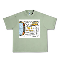 Oil Green i'm a bus driver school bus Urban Heavy Tee - TumblerDesignByShophia