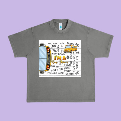 I'm A Bus Driver School Bus Urban Heavy Tee Designed By Tumblerdesignbyshophia