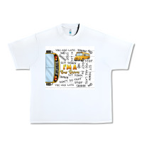 White i'm a bus driver school bus Urban Heavy Tee - TumblerDesignByShophia