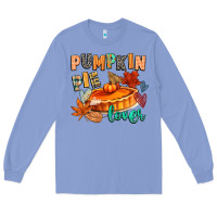 Colony Blue pumpkin pie lover Long Sleeve Tee - CowGirlArtShop