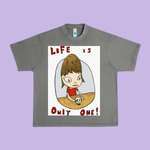 Life Is Only One Urban Heavy Tee Designed By Lanvoart