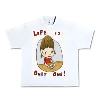 White life is only one Urban Heavy Tee - lanVoArt