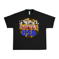 Black small town usa Urban Heavy Tee - JahusDesignShop