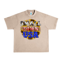 French Oak small town usa Urban Heavy Tee - JahusDesignShop
