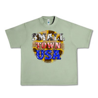 Oil Green small town usa Urban Heavy Tee - JahusDesignShop