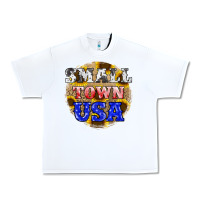 White small town usa Urban Heavy Tee - JahusDesignShop