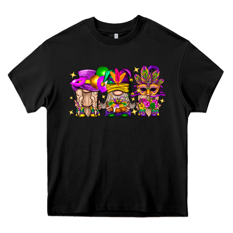 Mardi Gras Gnomies Cakes Flowers And Balloon Heavy Core Tee by BundleAndBundleShop | Teevron