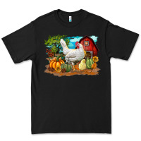 Black Fall Chicken Premium Tee - LillyAllenDesigns