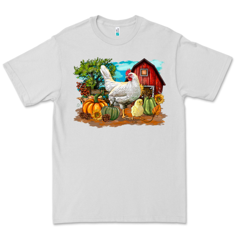 Fall Chicken Premium Tee by LillyAllenDesigns | Teevron