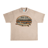 French Oak piper cherokee pa 28 retro vintage design Urban Heavy Tee - lanVoArt