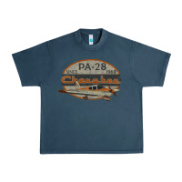 Midnight Navy piper cherokee pa 28 retro vintage design Urban Heavy Tee - lanVoArt