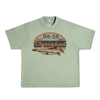 Oil Green piper cherokee pa 28 retro vintage design Urban Heavy Tee - lanVoArt