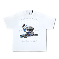 White property of danbury trashers Urban Heavy Tee - lanVoArt