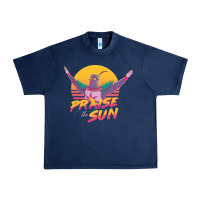 Navy praise the sun Urban Heavy Tee - lanVoArt