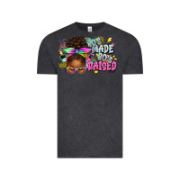 Vintage Black 70's made 80's raised afro messy bun Vintage Tee - texasbilliewilder