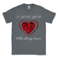 Charcoal Heather I love you with all my heart Classic Tee - Bettercallsaul