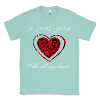Seafoam I love you with all my heart Classic Tee - Bettercallsaul