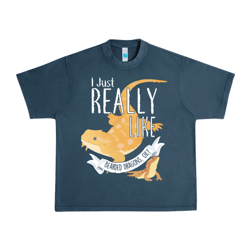 Bearded Dragons I Just Really Like Bearded Dragons Urban Heavy Tee by lanVoArt | Teevron
