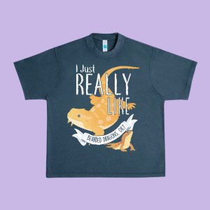Bearded Dragons I Just Really Like Bearded Dragons Urban Heavy Tee Designed By Lanvoart