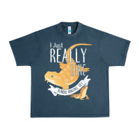 Midnight Navy bearded dragons i just really like bearded dragons Urban Heavy Tee - lanVoArt