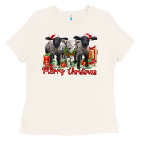 Bone merry christmas baby sheeps Ladies Tee - LillyAllenDesigns