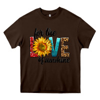 Chocolate Brown For The Love Of Sunshine Heavy Core Tee - BundleAndBundleShop