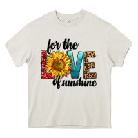 Cream For The Love Of Sunshine Heavy Core Tee - BundleAndBundleShop