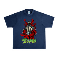 Navy spawn Urban Heavy Tee - lanVoArt