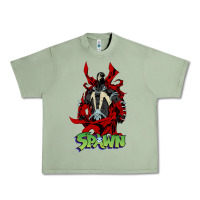 Oil Green spawn Urban Heavy Tee - lanVoArt