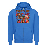 True Royal Chcolate is my Valentine Zipper Hoodie - CowhideDigitalArt