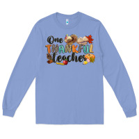 Colony Blue one thankful teacher Long Sleeve Tee - CowGirlArtShop