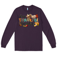 Plum one thankful teacher Long Sleeve Tee - CowGirlArtShop