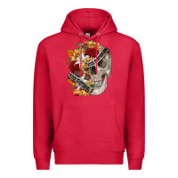 Cardinal skull kinda emotionless kinda emotional Premium Hoodie - FaDigitalArtStudio
