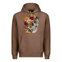 Chestnut skull kinda emotionless kinda emotional Premium Hoodie - FaDigitalArtStudio