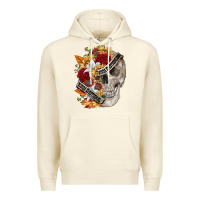 Skull Kinda Emotionless Kinda Emotional Premium Hoodie | Teevron