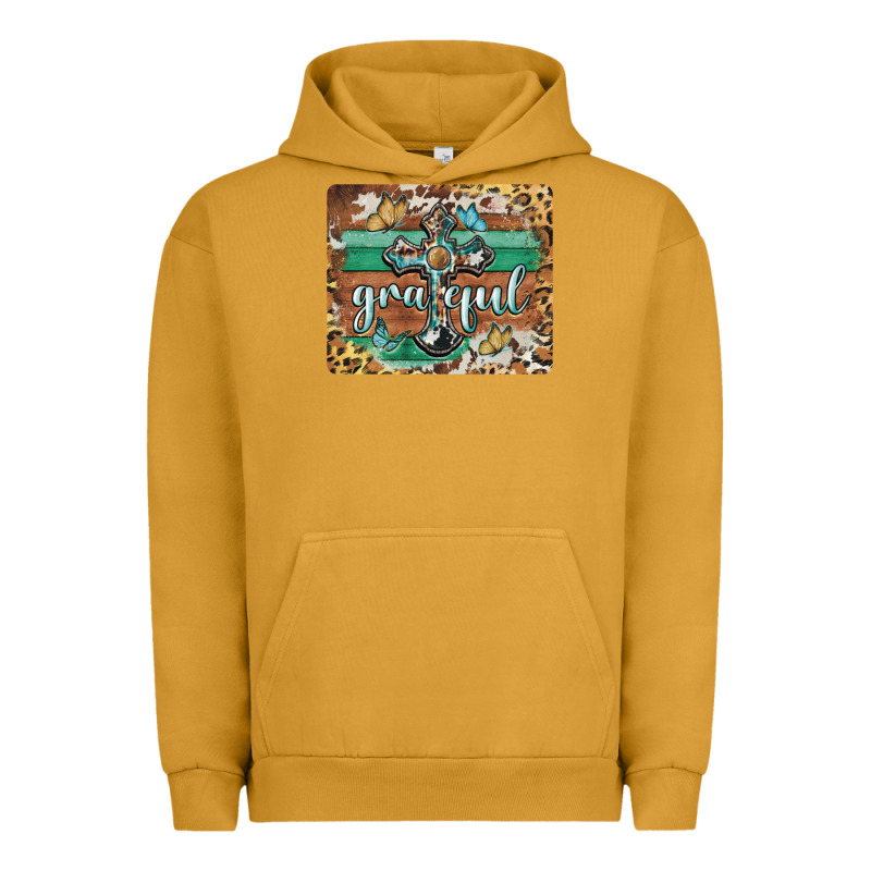 Grateful Cross Urban Hoodie by BarkalooDesign | Teevron