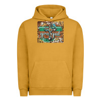 Pigment Peanut Butter grateful cross Urban Hoodie - BarkalooDesign