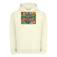 Pigment Pistachio grateful cross Urban Hoodie - BarkalooDesign