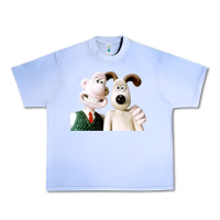 Grape Ice the man with his dog taking selfie w.a.l.l.a.c.e Urban Heavy Tee - lanVoArt