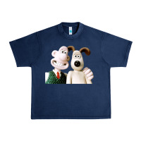 The Man With His Dog Taking Selfie W.a.l.l.a.c.e Urban Heavy Tee | Teevron