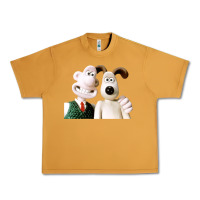 Peanut Butter the man with his dog taking selfie w.a.l.l.a.c.e Urban Heavy Tee - lanVoArt