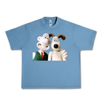 Pebble Blue the man with his dog taking selfie w.a.l.l.a.c.e Urban Heavy Tee - lanVoArt