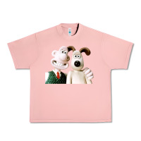 Salmon the man with his dog taking selfie w.a.l.l.a.c.e Urban Heavy Tee - lanVoArt