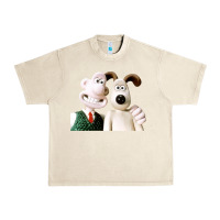 Sandshell the man with his dog taking selfie w.a.l.l.a.c.e Urban Heavy Tee - lanVoArt