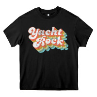 Black vintage fade yacht rock party boat drinking product Heavy Core Tee - lanVoArt
