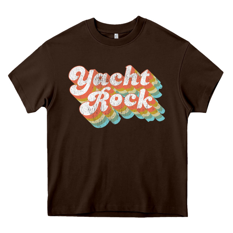 Vintage Fade Yacht Rock Party Boat Drinking Product Heavy Core Tee by lanVoArt | Teevron